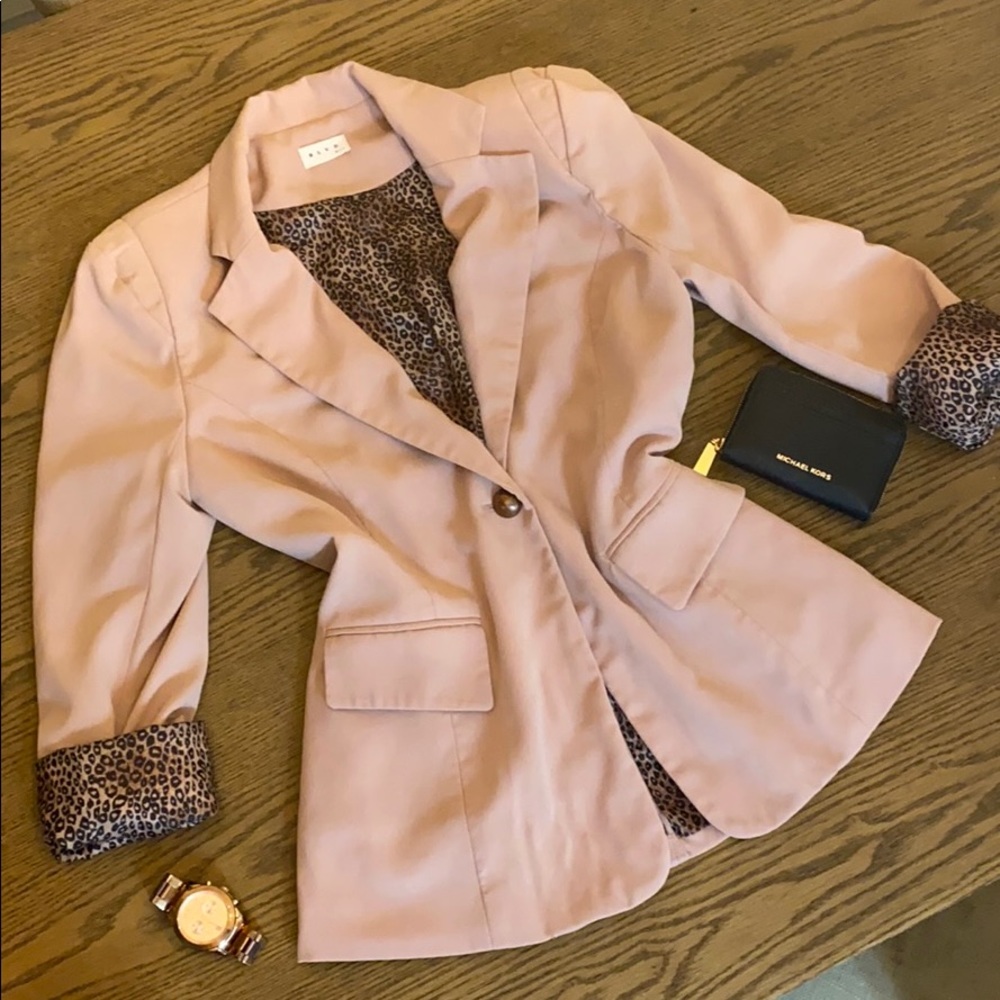 Pink blazer